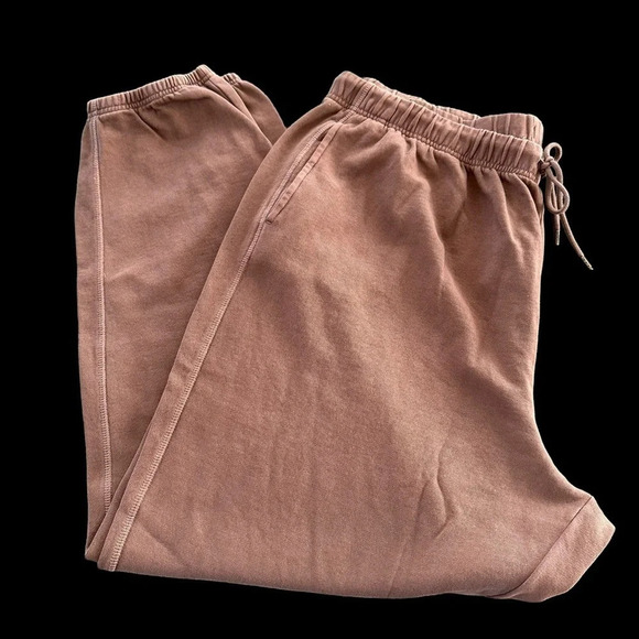 NWT Old Navy Womens XXL Tall High Rise Specially Dyed Classic Sweatpants Brown - Picture 1 of 8